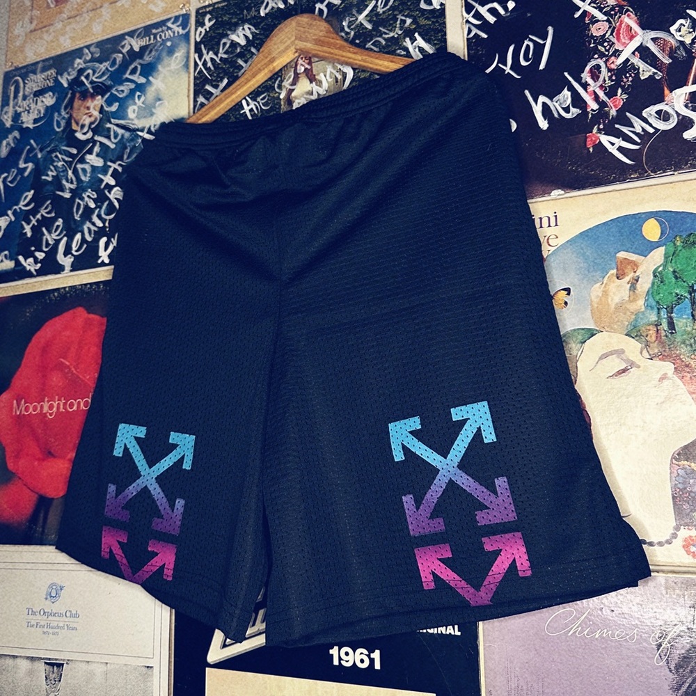 2019 Off-White Gradient Mesh Shorts